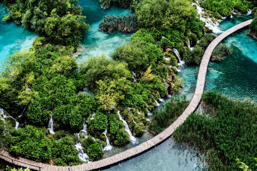 Plitvice sjöar vattenfall 